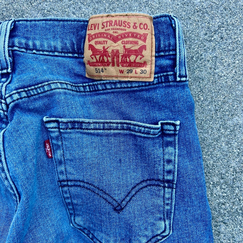 Levi's 514 Blue Jeans